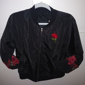 Rose Bomber Jacket